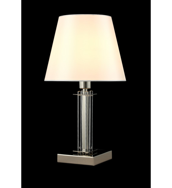 Настольная лампа 3400/501 никель/прозрачный