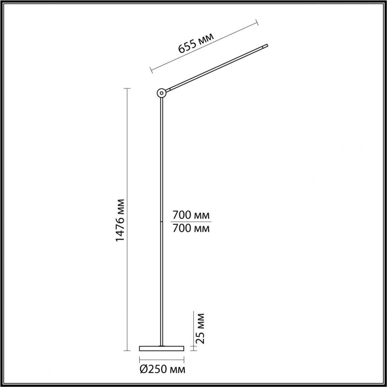 Напольный светильник Odeon Light 7101/15FL FODEN
