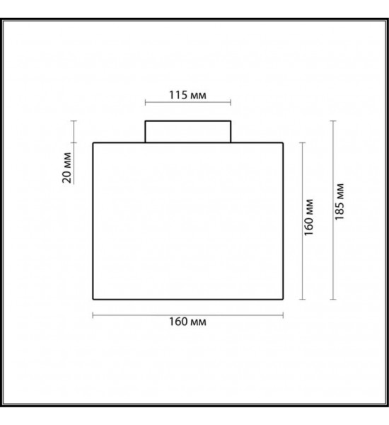 Потолочный светильник Odeon Light 2407/1C CROSS