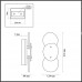 Настенный светильник Odeon Light 7065/10WL AGATE