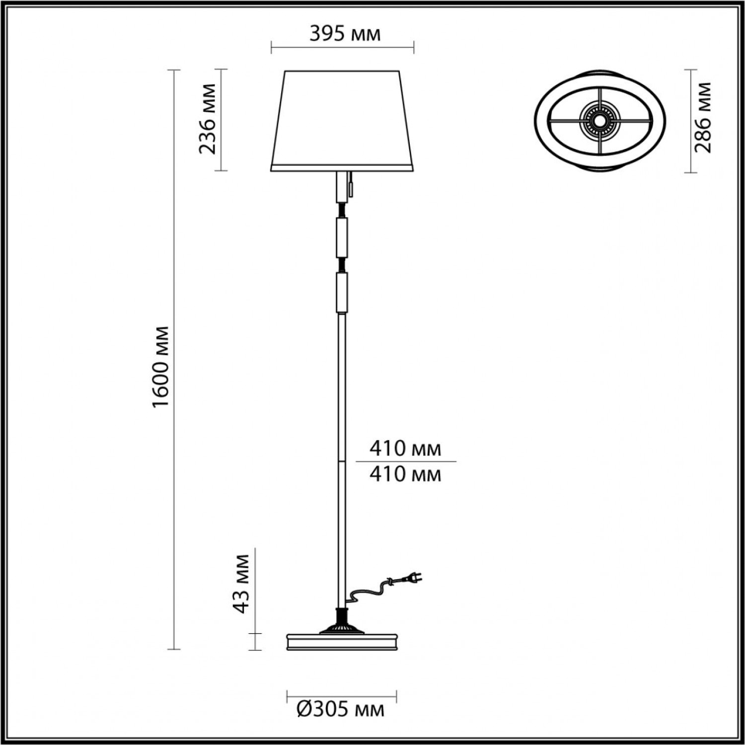 Торшер Odeon Light 4887/1F LONDON