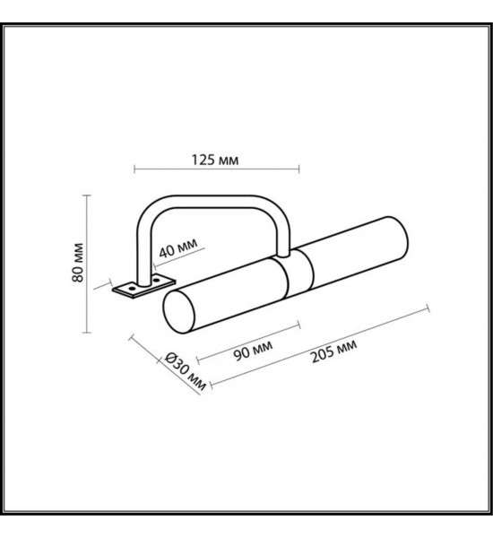 Светильник с креплением на зеркало Odeon Light 2445/2 IZAR