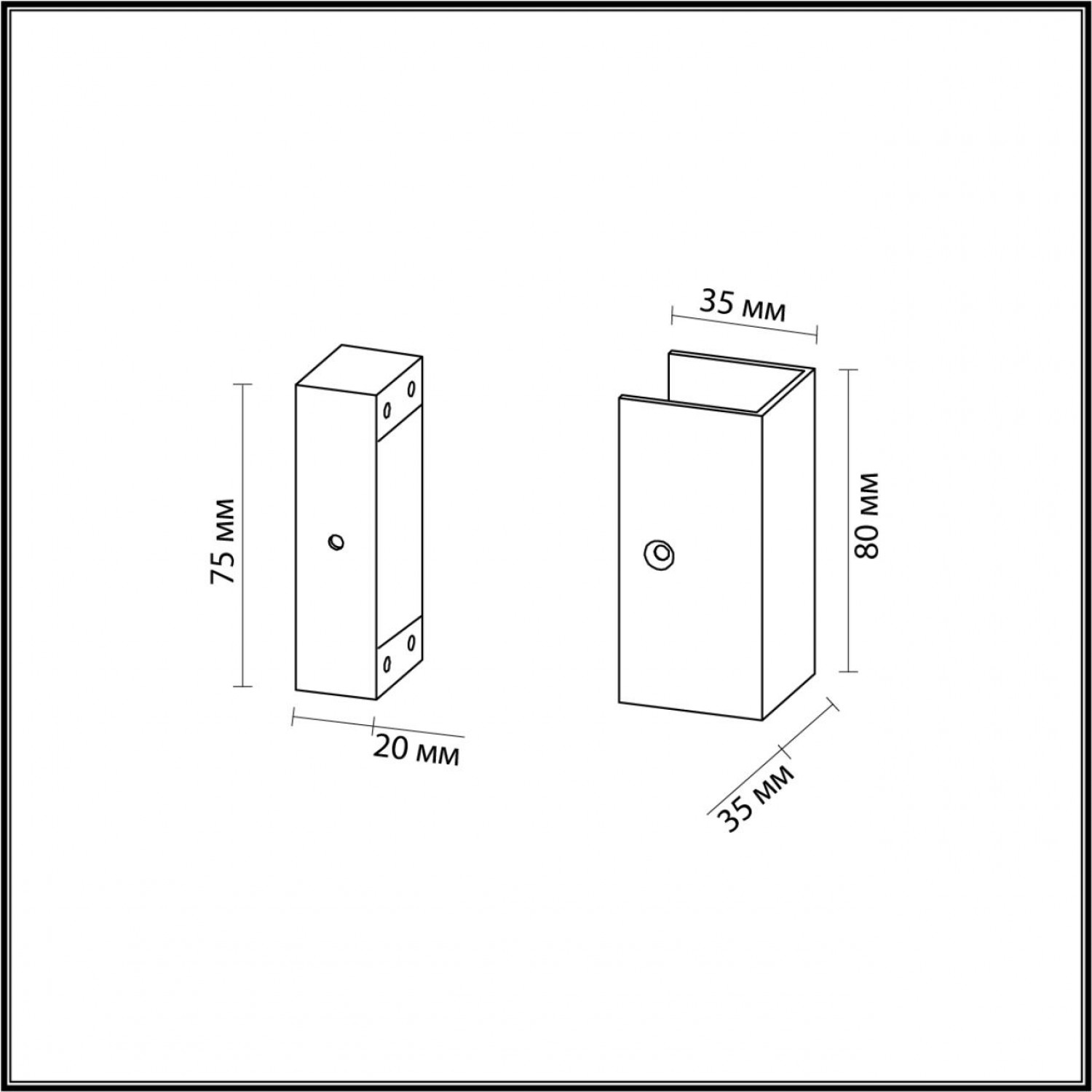 Настенный светильник Odeon Light 7006/2F FINO