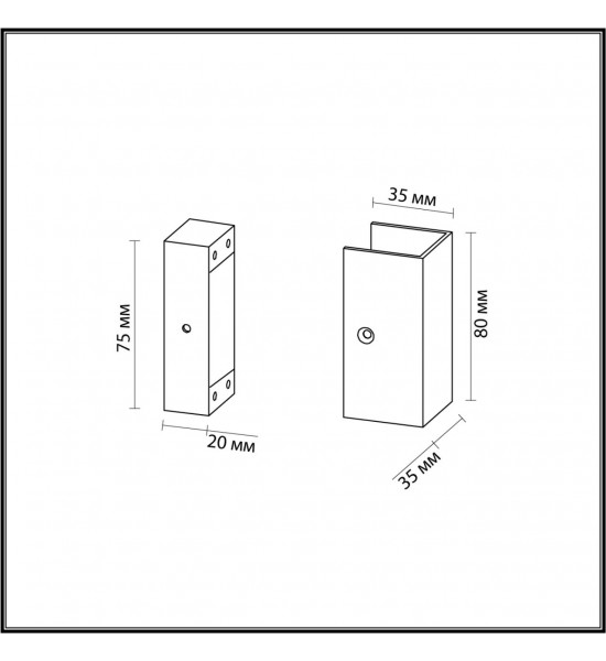 Настенный светильник Odeon Light 7006/2F FINO