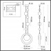 Подвес Odeon Light 5443/1 SATURN