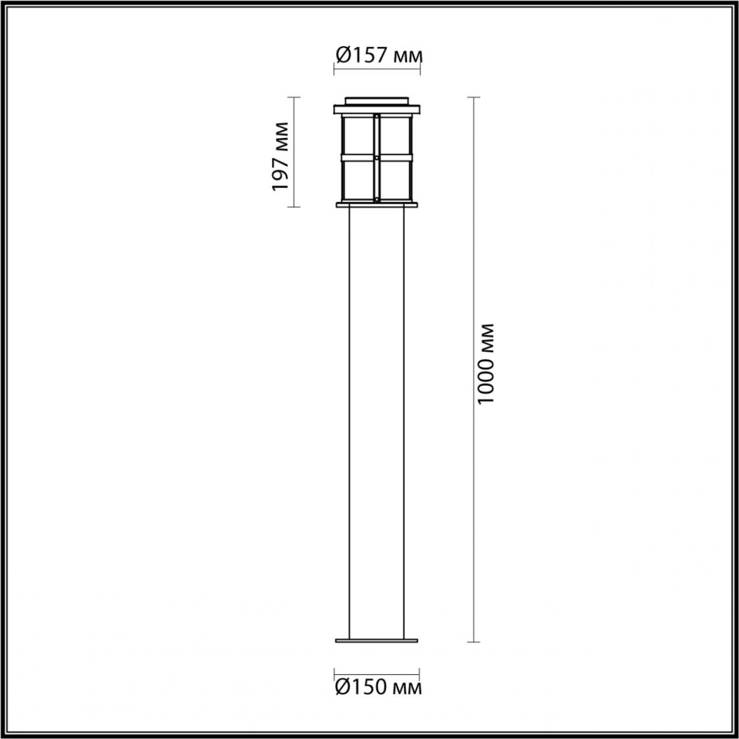 Уличный светильник Odeon Light 4964/1F MAGUS