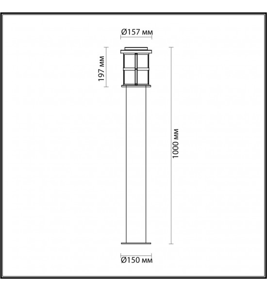 Уличный светильник Odeon Light 4964/1F MAGUS