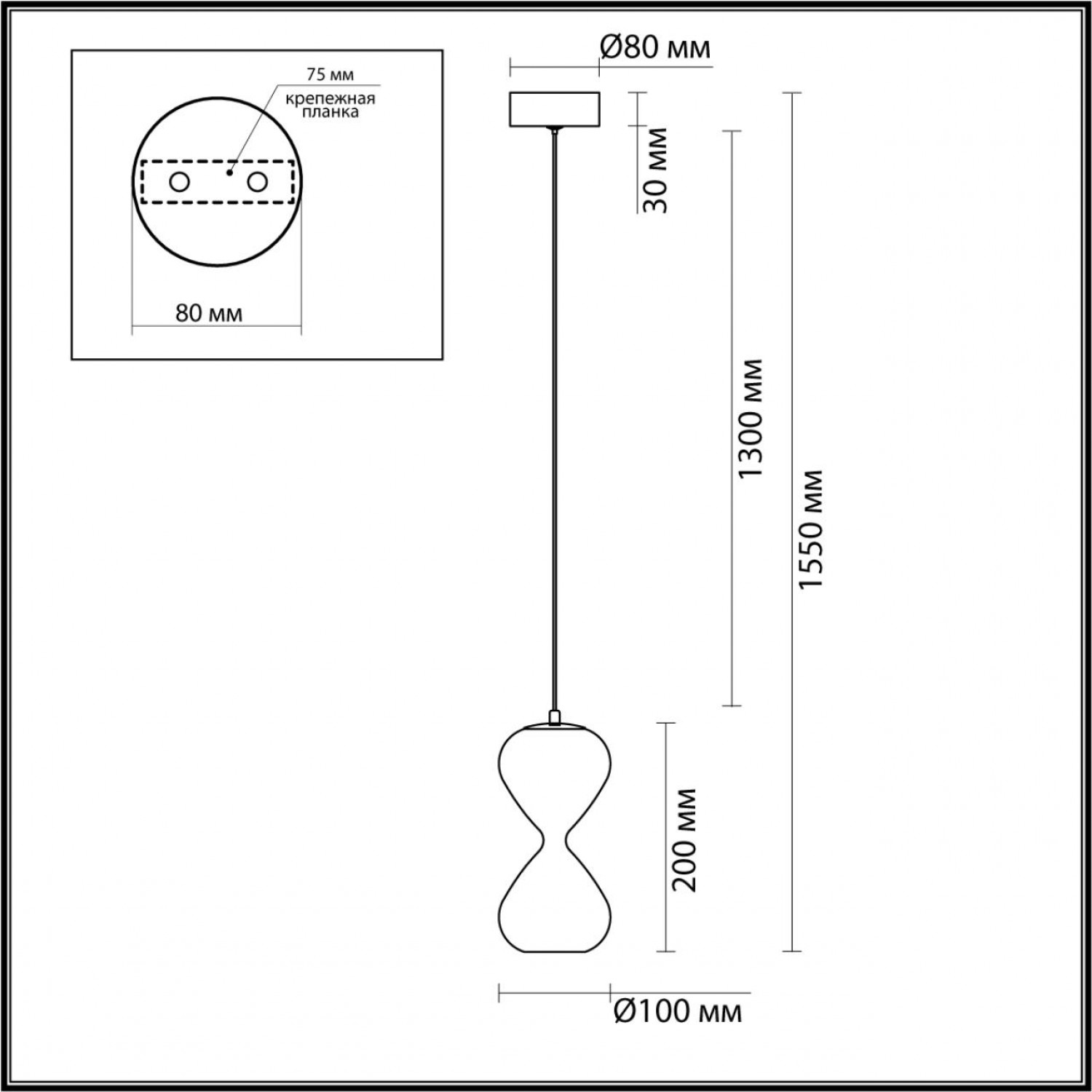 Подвес Odeon Light 5093/4L GLESSI
