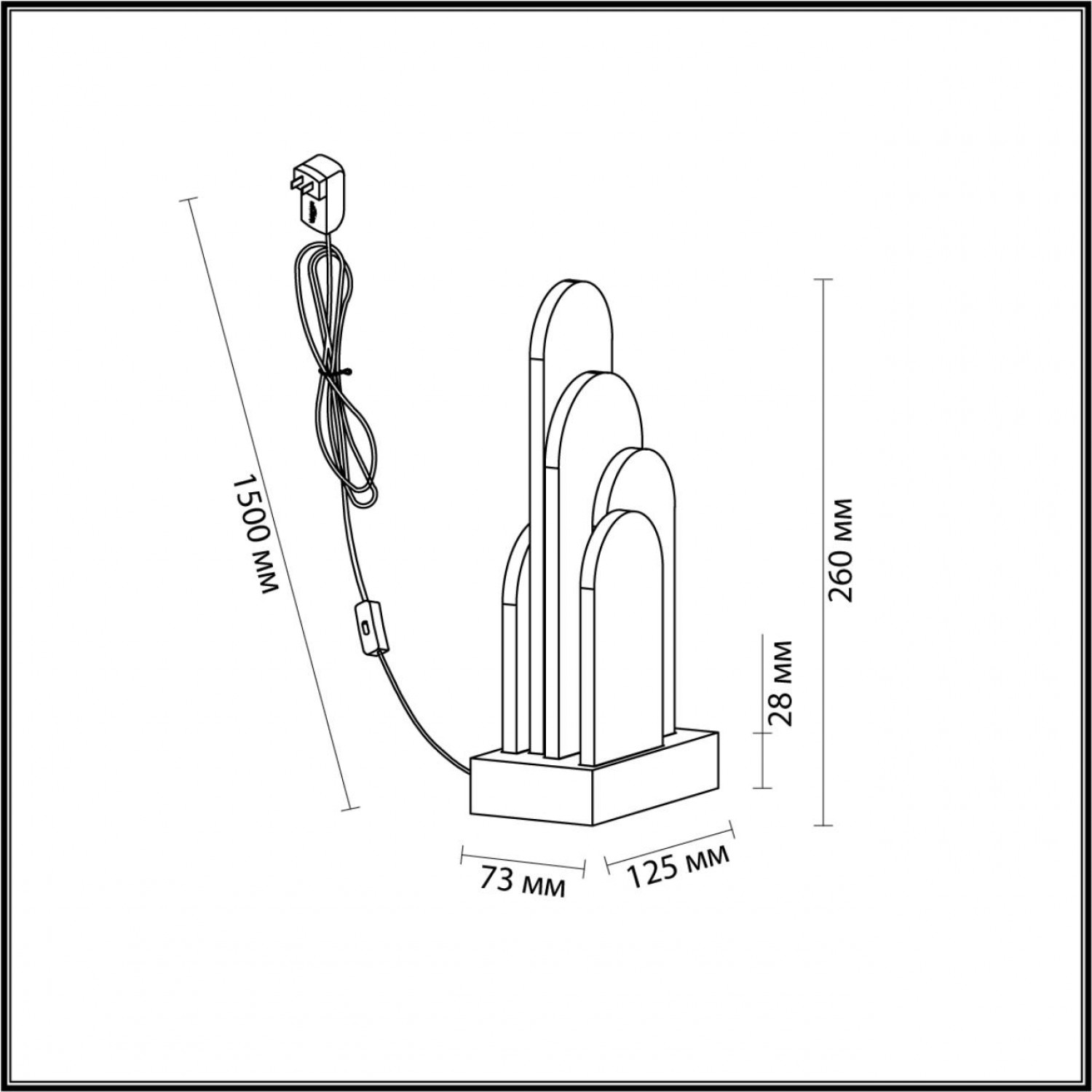 Настольная лампа Odeon Light 5438/12TL FOROS Настольная лампа Odeon Light 5438/12TL FOROS