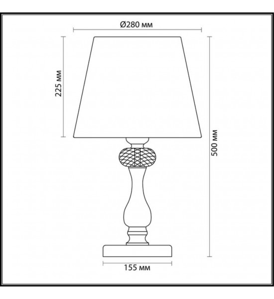 Настольная лампа Odeon Light 3393/1T GAELLORI