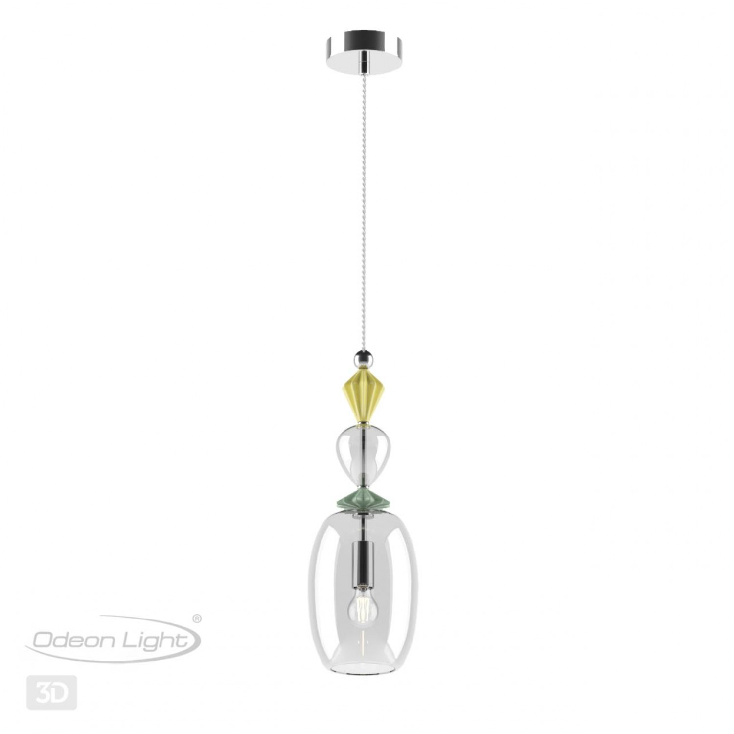 Подвес Odeon Light 4893/1B BIZET