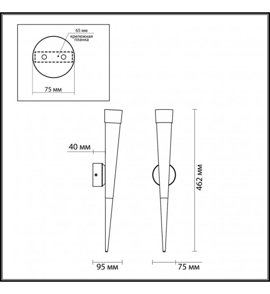 Настенный светильник Odeon Light 3891/7WG VIVAT