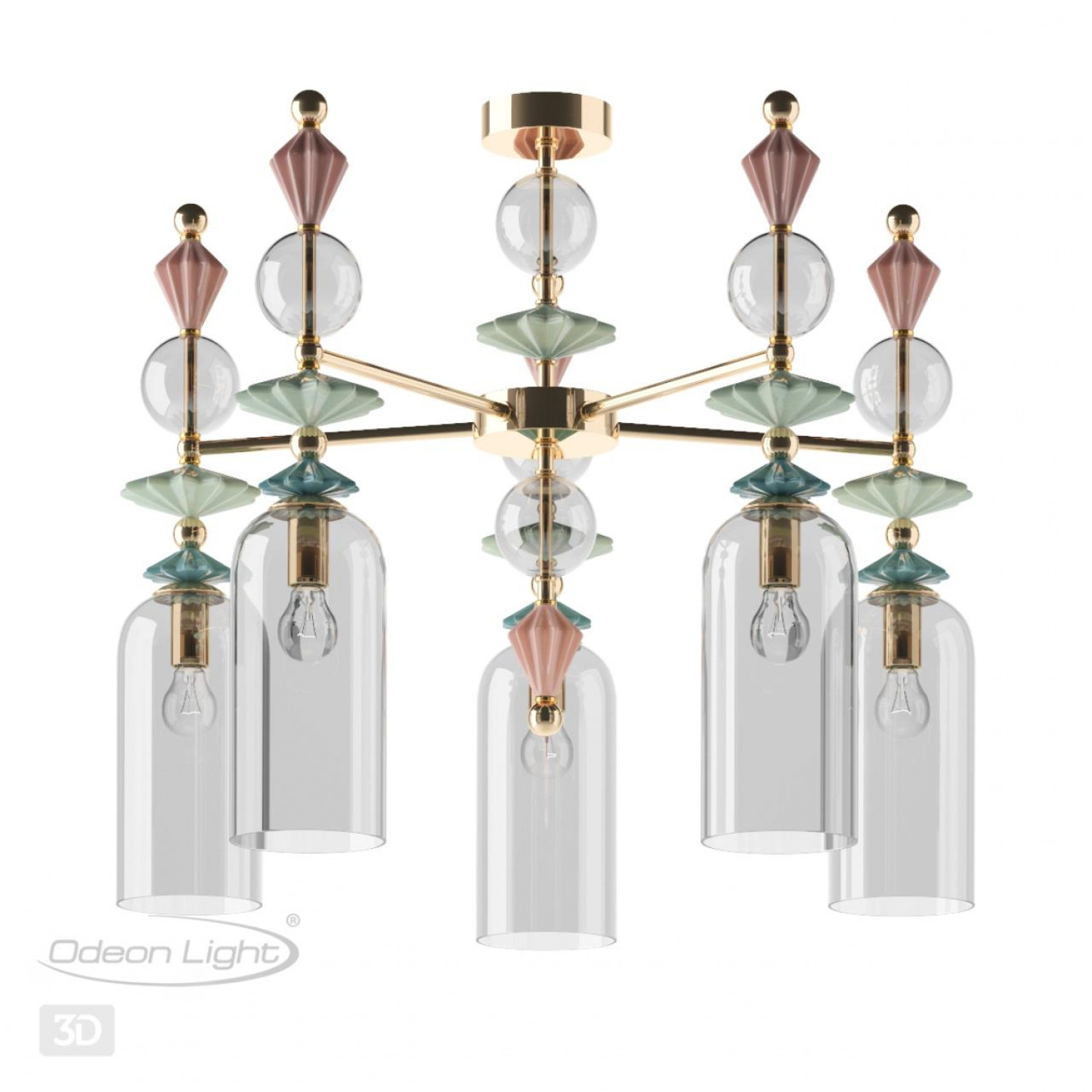 Люстра потолочная Odeon Light 4855/5C BIZET