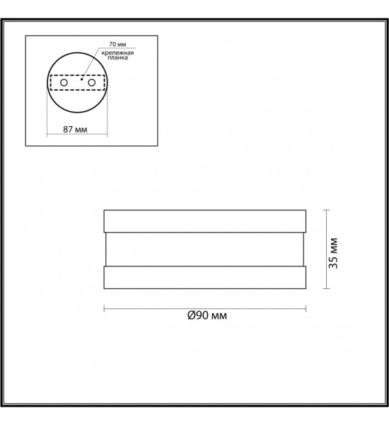 Потолочный светильник Odeon Light 6613/7CL REUS