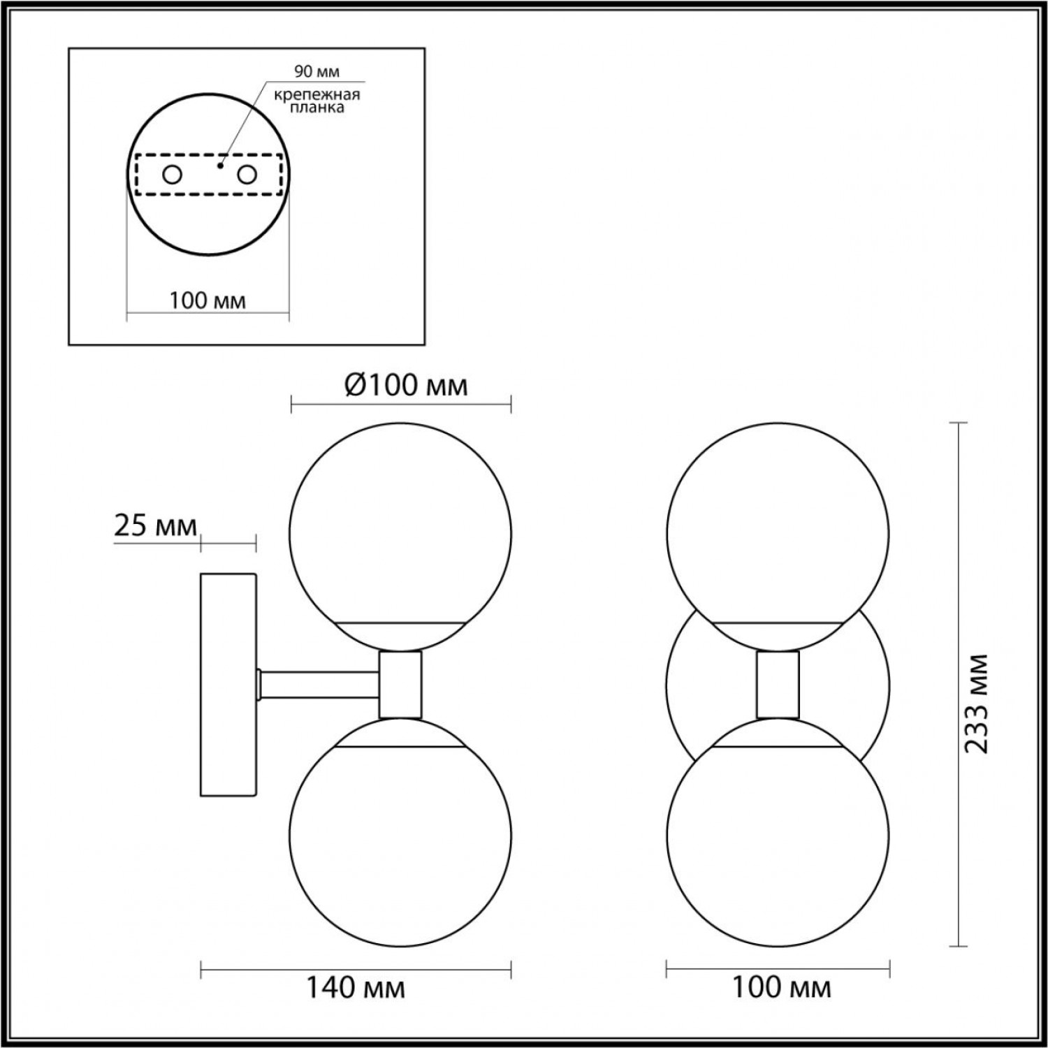 Настенный светильник Odeon Light 4359/6WL LOLLA