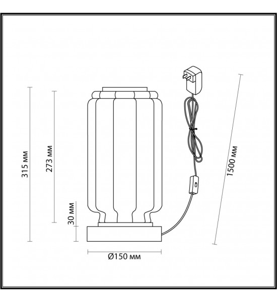 Настольная лампа Odeon Light 5409/10TL JAM