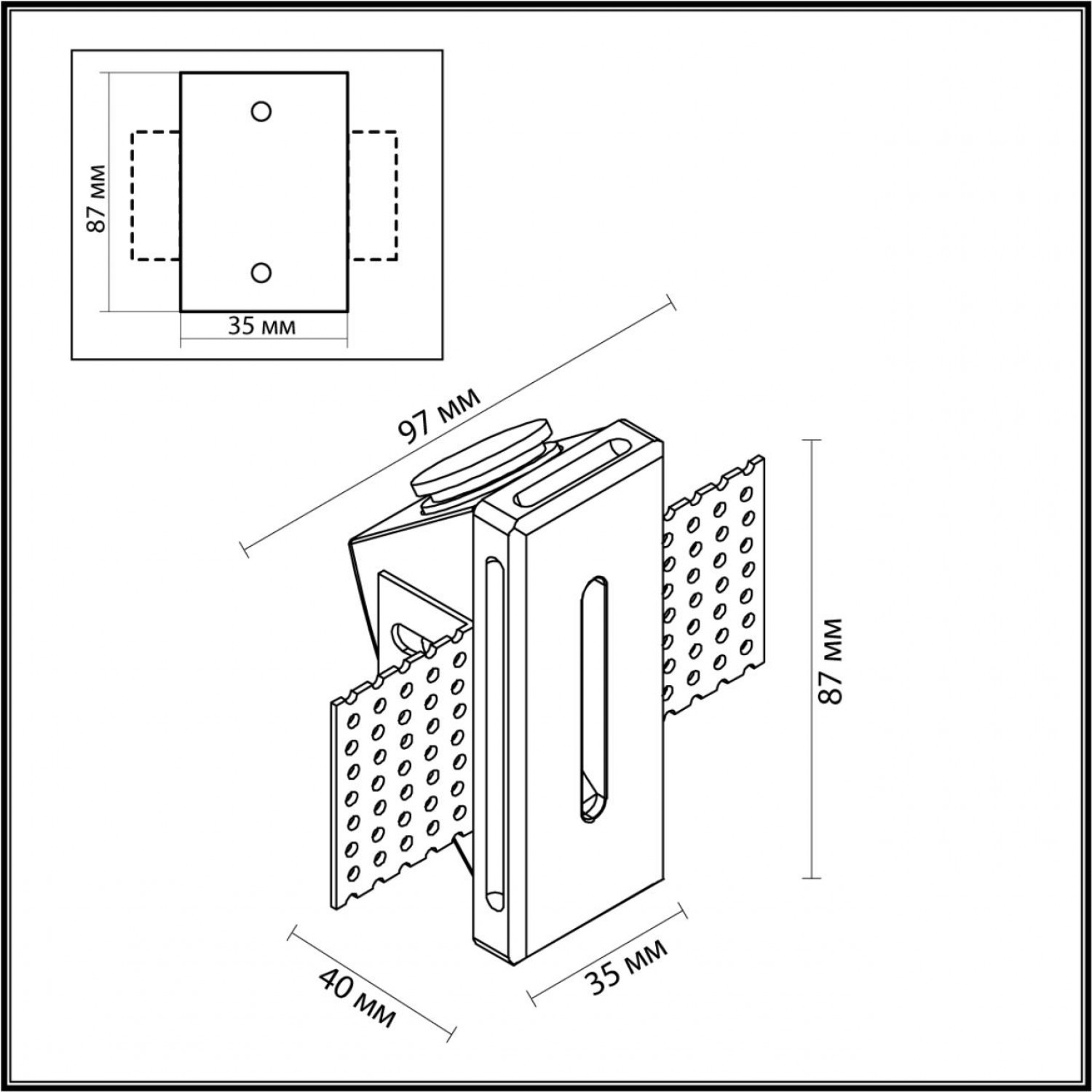 Подсветка Odeon Light 7082/3WL GIPS