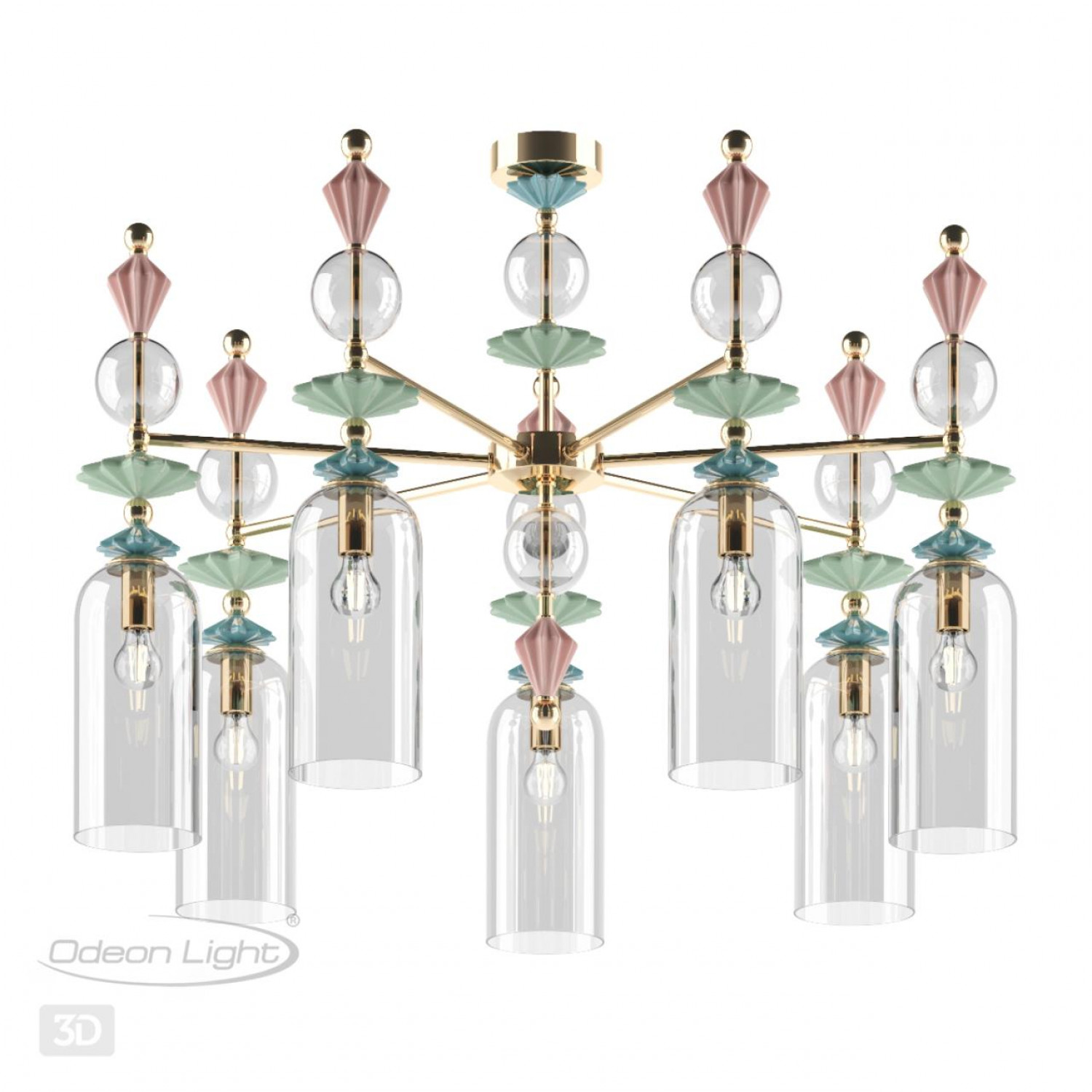 Люстра потолочная Odeon Light 4855/7C BIZET
