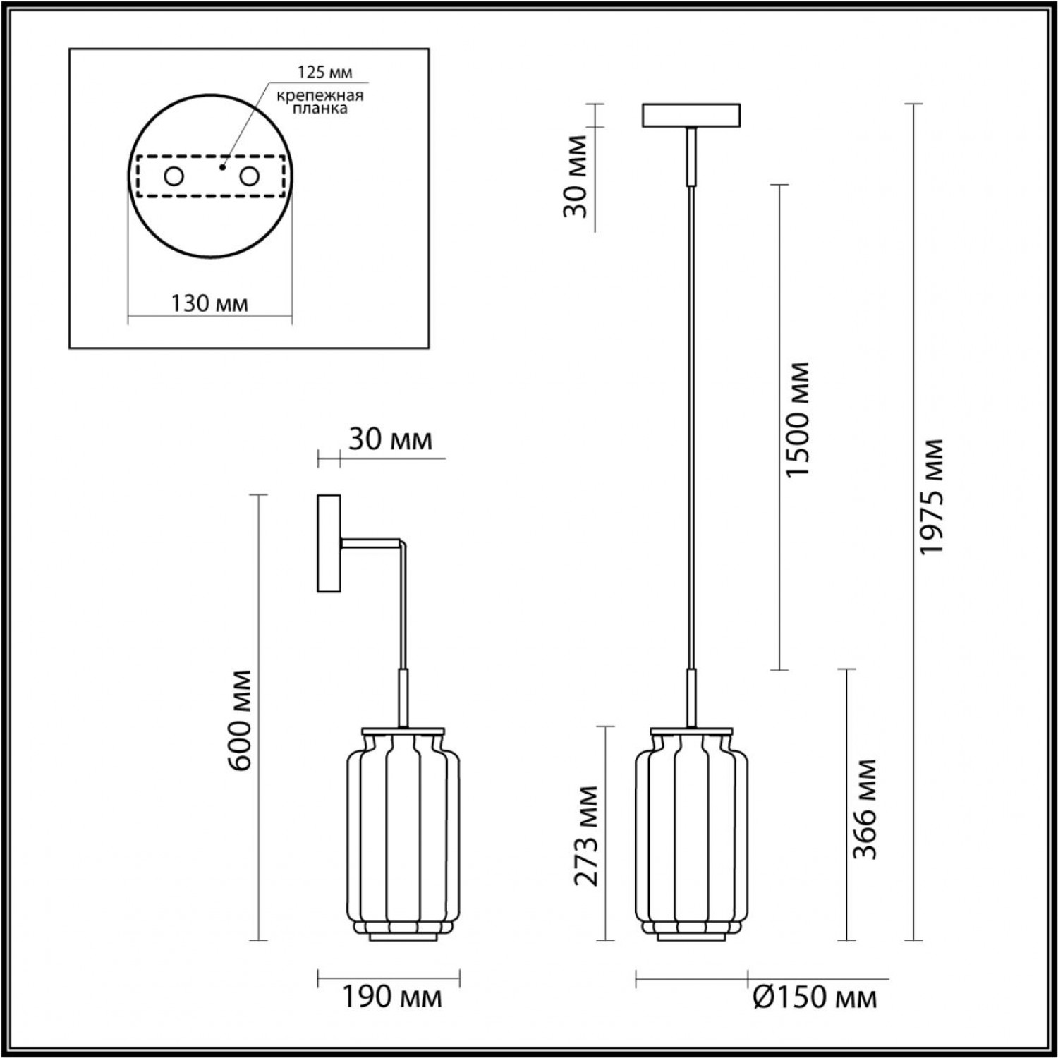 Подвес Odeon Light 5409/11L JAM
