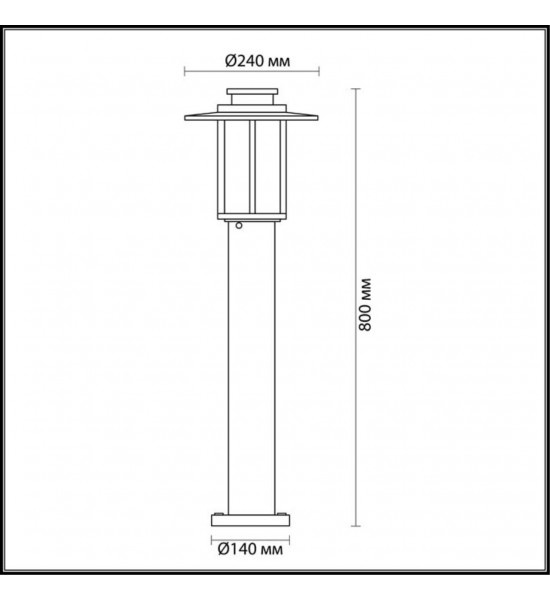 Уличный светильник Odeon Light 4047/1F MITO