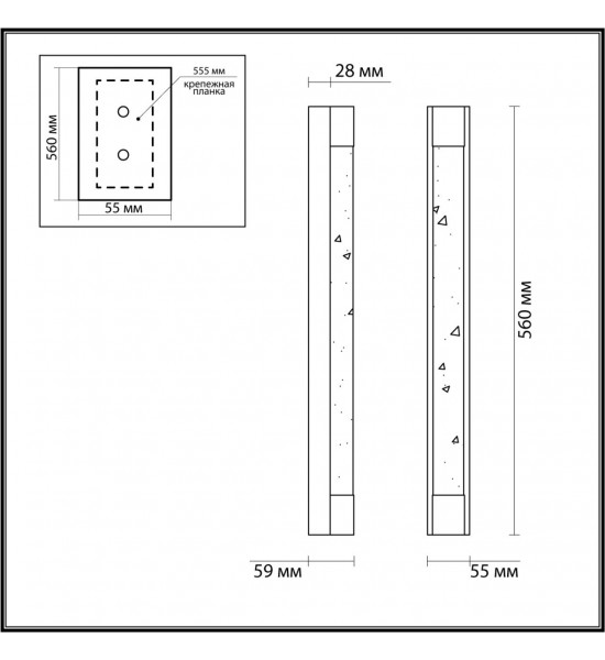 Настенный светильник Odeon Light 6681/12WL MIRADA