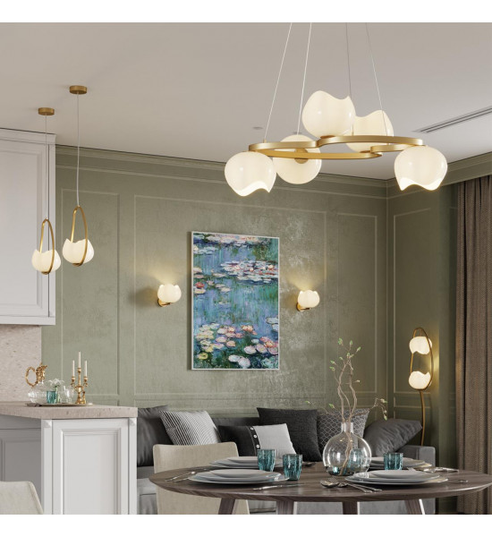 Люстра Odeon Light 4873/5 WATERLILY