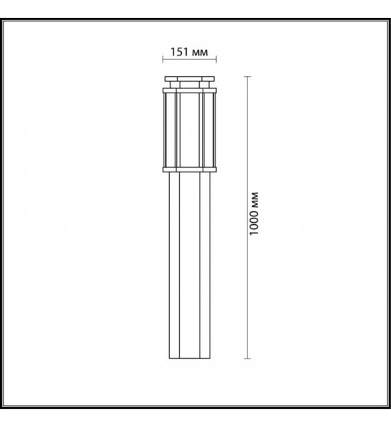 Уличный светильник Odeon Light 4048/1F GINO