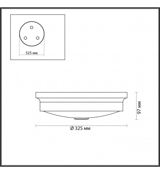 Настенно-потолочный светильник Odeon Light 4825/3C MARSEI