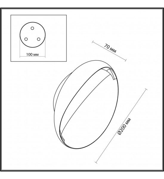 Настенный светильник Odeon Light 7004/7WL VELA