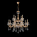 Люстра Crystal Lux ELIZABETH SP8+4 BRASS