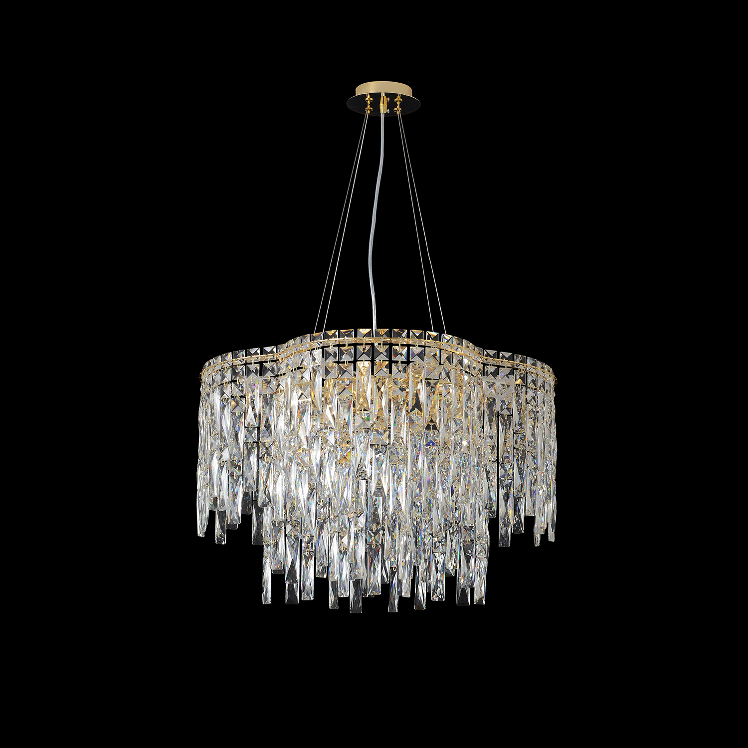 Люстра Crystal Lux ABRIL SP12 GOLD