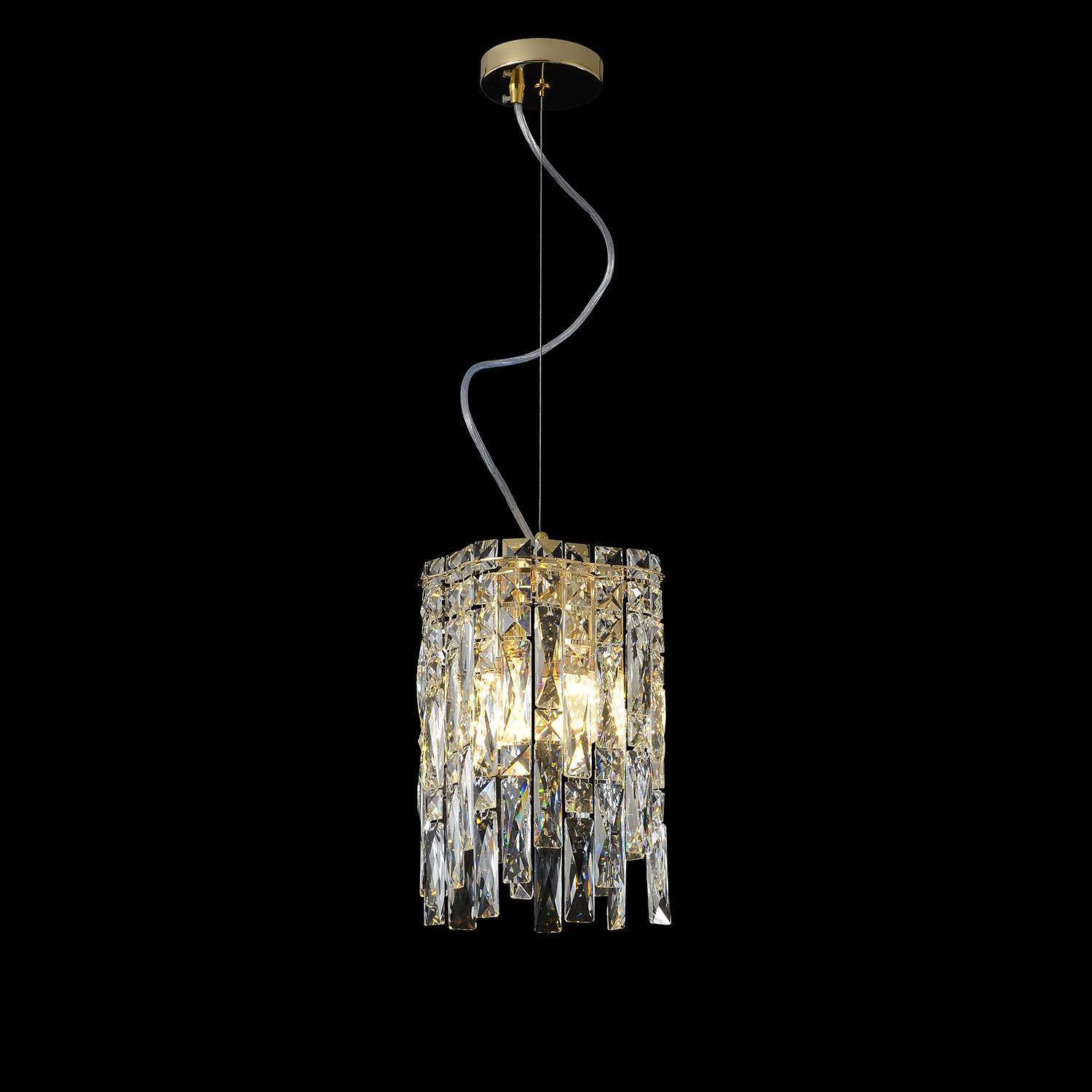 Светильник подвесной Crystal Lux ABRIL SP2 GOLD
