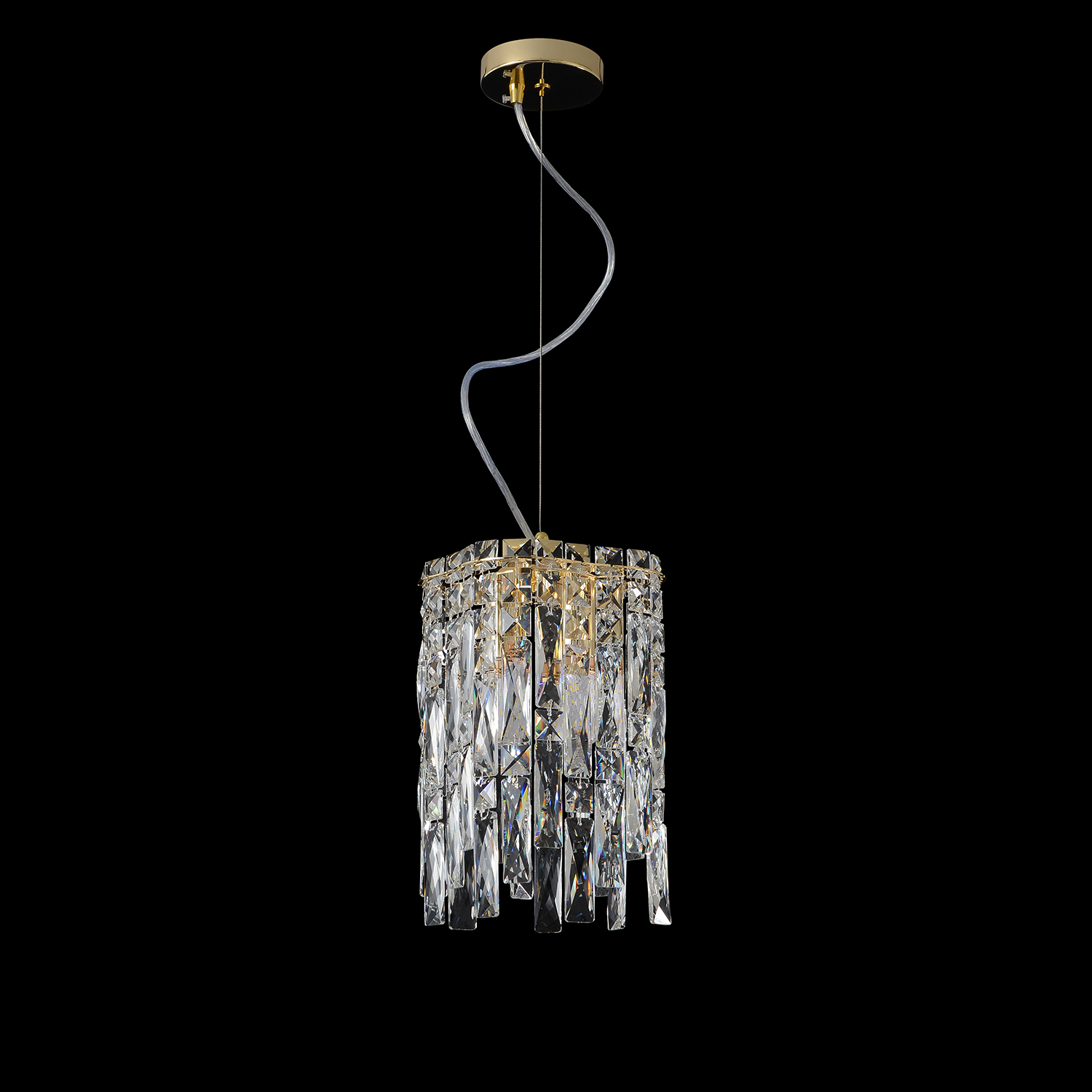 Светильник подвесной Crystal Lux ABRIL SP2 GOLD