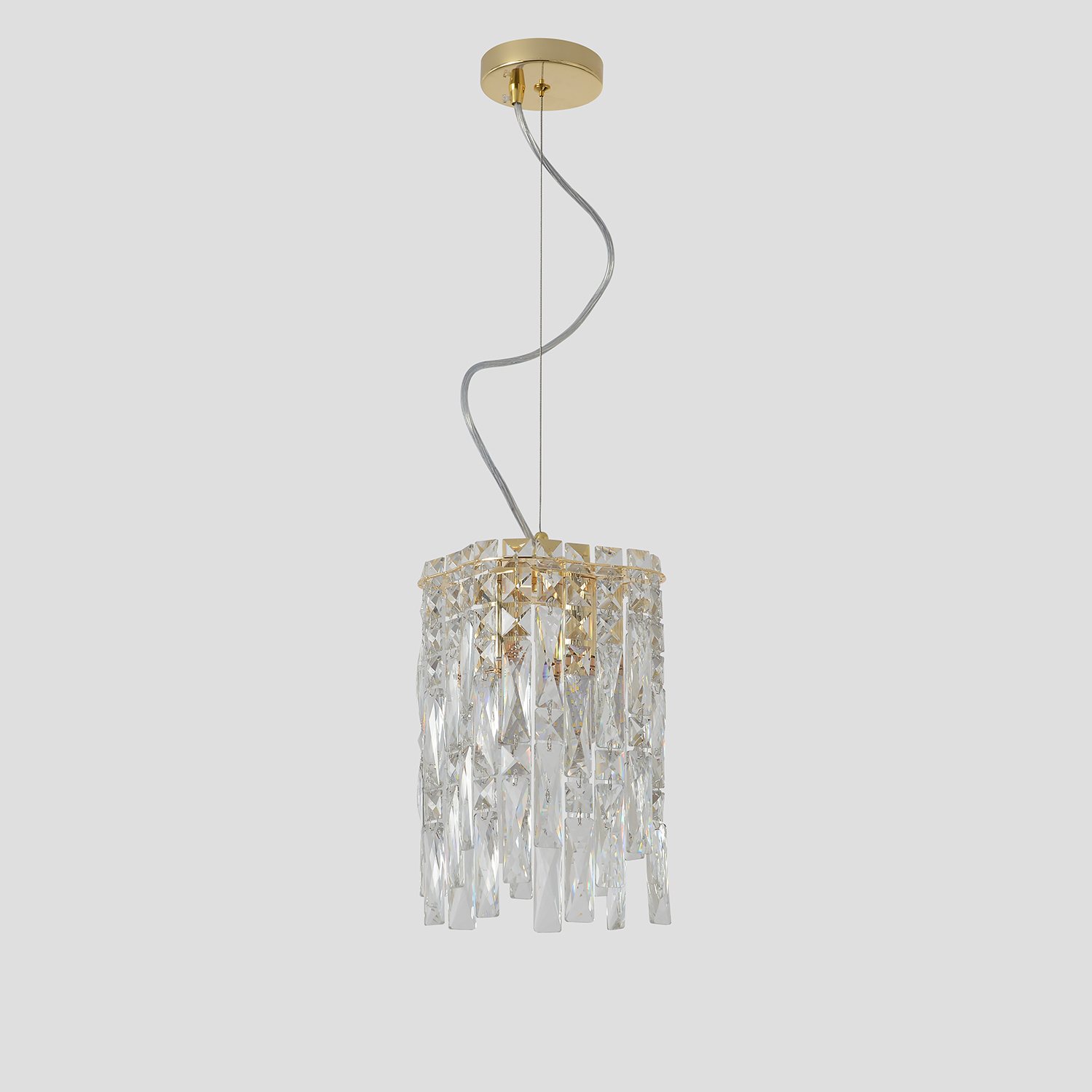 Светильник подвесной Crystal Lux ABRIL SP2 GOLD