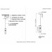 Светильник подвесной Crystal Lux ANTIQUE SP23W LED CHROME