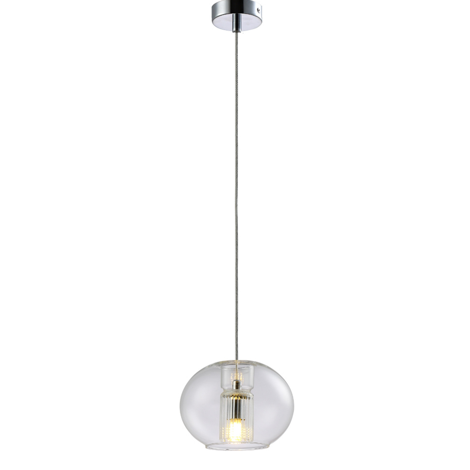 Светильник подвесной Crystal Lux BELEZA SP1 E CHROME