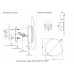 Бра Crystal Lux BILBAO AP6W LED D200 WHITE