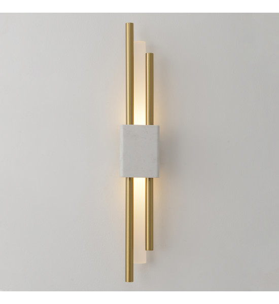 Бра Crystal Lux CARTA AP6W LED WHITE/BRASS