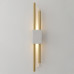 Бра Crystal Lux CARTA AP6W LED WHITE/BRASS
