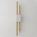 Бра Crystal Lux CARTA AP6W LED WHITE/BRASS