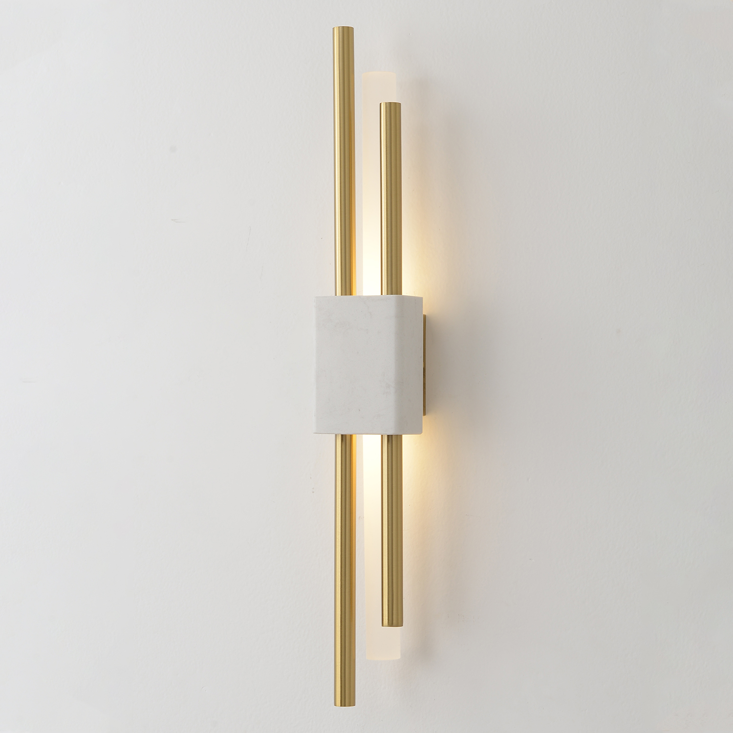 Бра Crystal Lux CARTA AP6W LED WHITE/BRASS