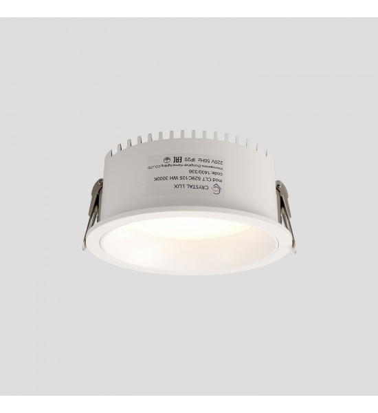 Светильник встраиваемый Crystal Lux CLT 529C105 WH 3000K