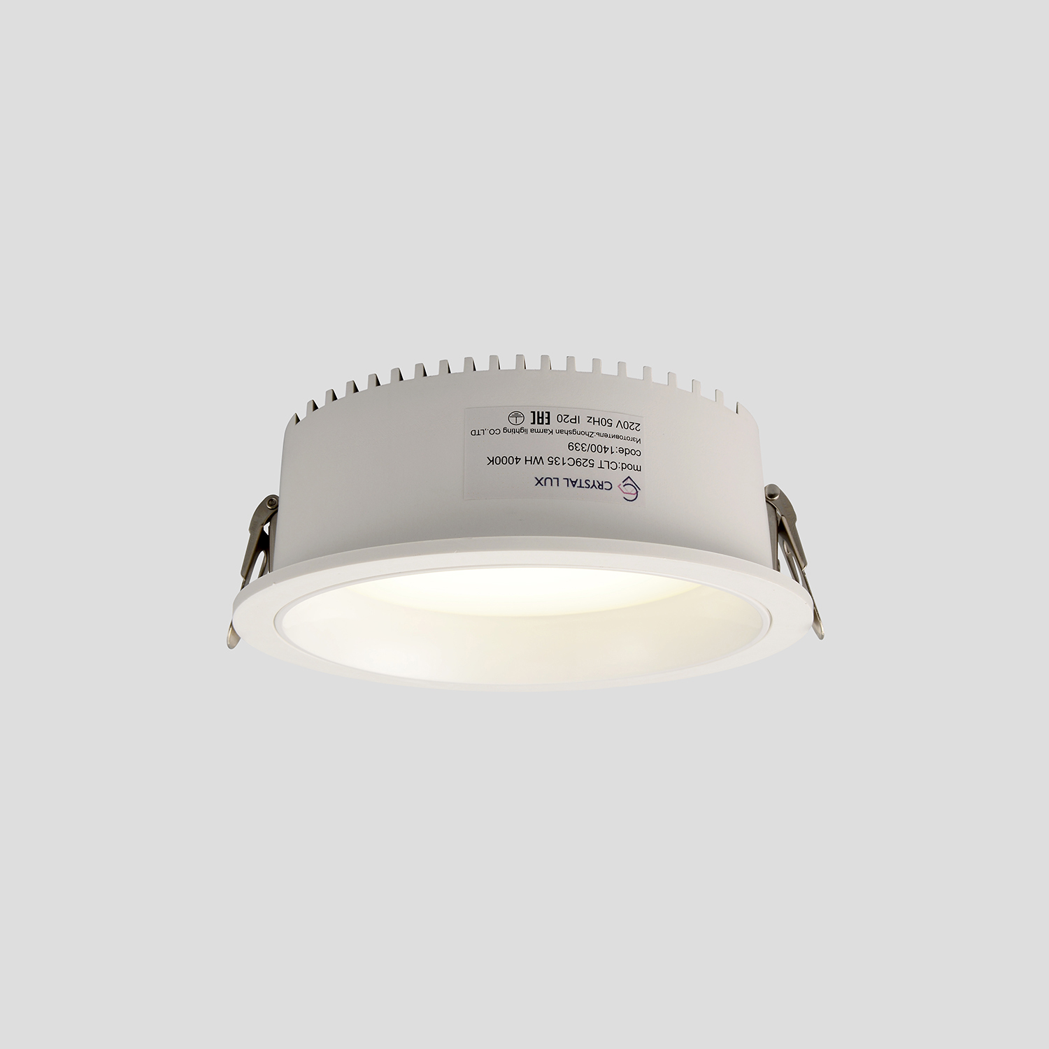 Светильник встраиваемый Crystal Lux CLT 529C135 WH 4000K