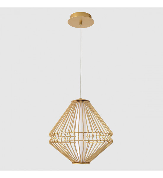 Светильник подвесной Crystal Lux CUADRA SP15W LED GOLD Светильник подвесной Crystal Lux CUADRA SP15W LED GOLD