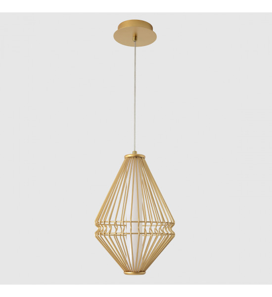 Светильник подвесной Crystal Lux CUADRA SP18W LED GOLD
