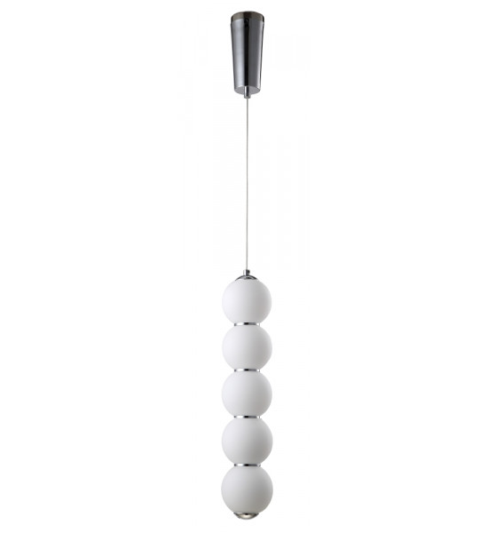 Светильник подвесной Crystal Lux DESI SP5 CHROME/WHITE Светильник подвесной Crystal Lux DESI SP5 CHROME/WHITE