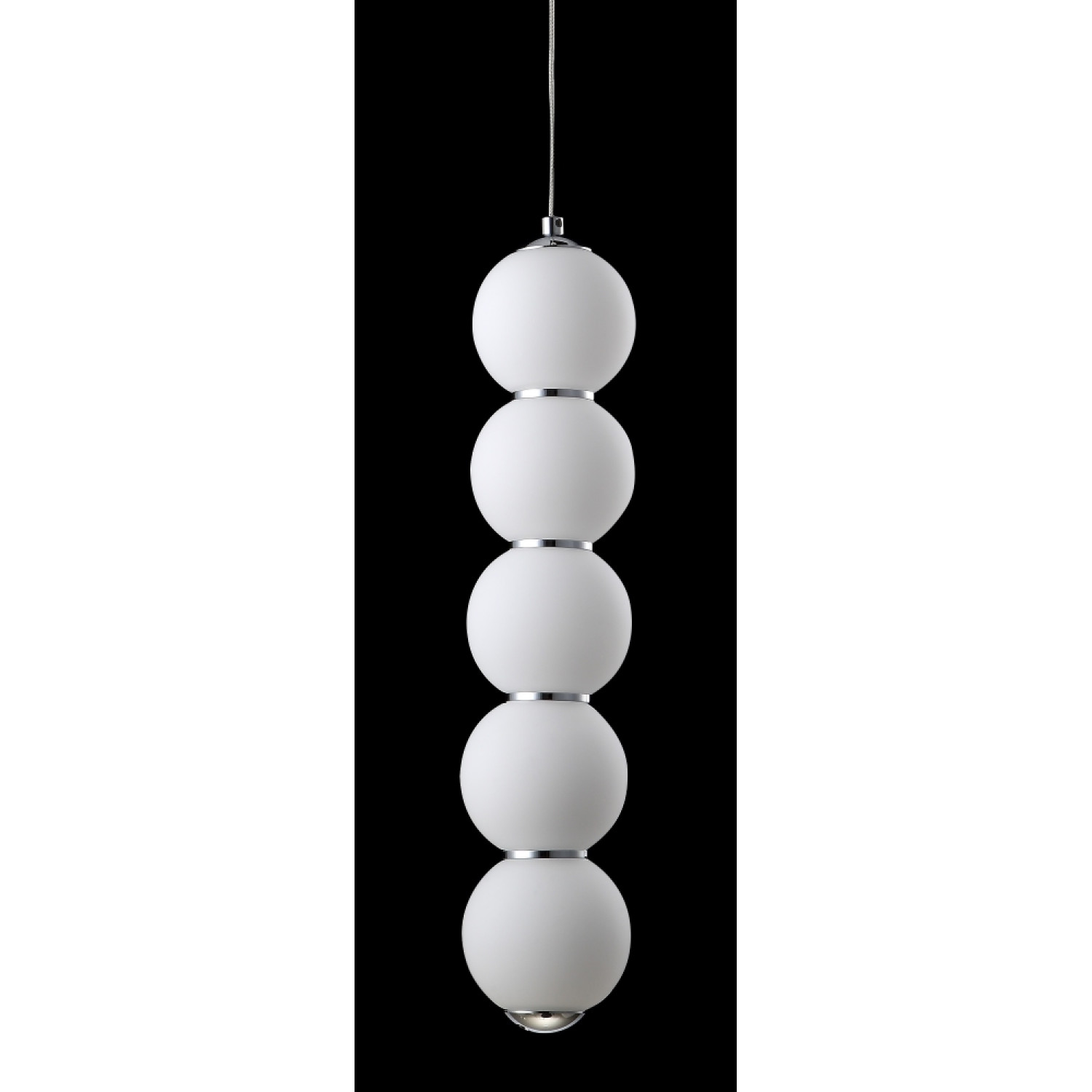 Светильник подвесной Crystal Lux DESI SP5 CHROME/WHITE