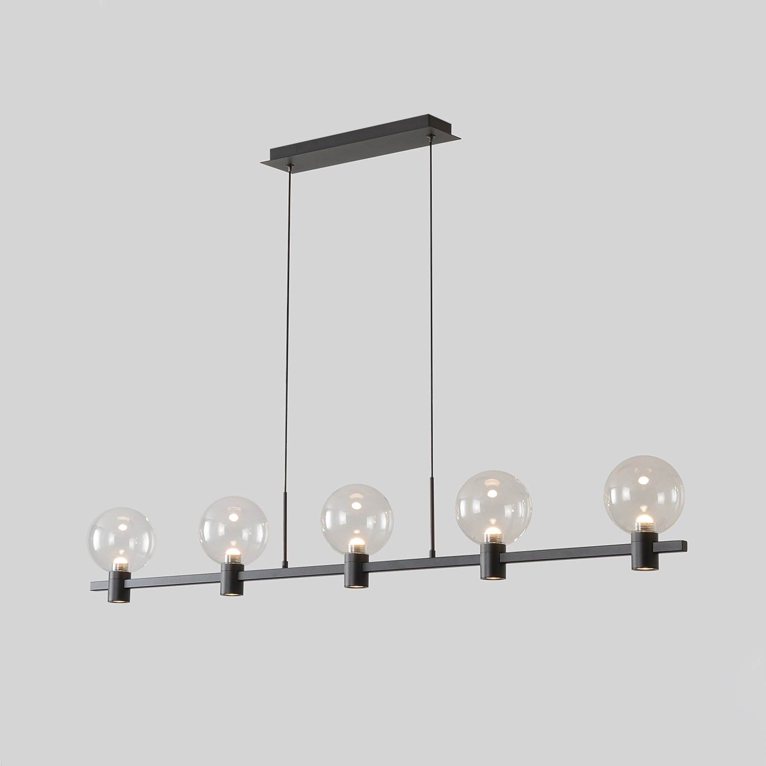 Светильник подвесной Crystal Lux DUET SP35W LED BLACK