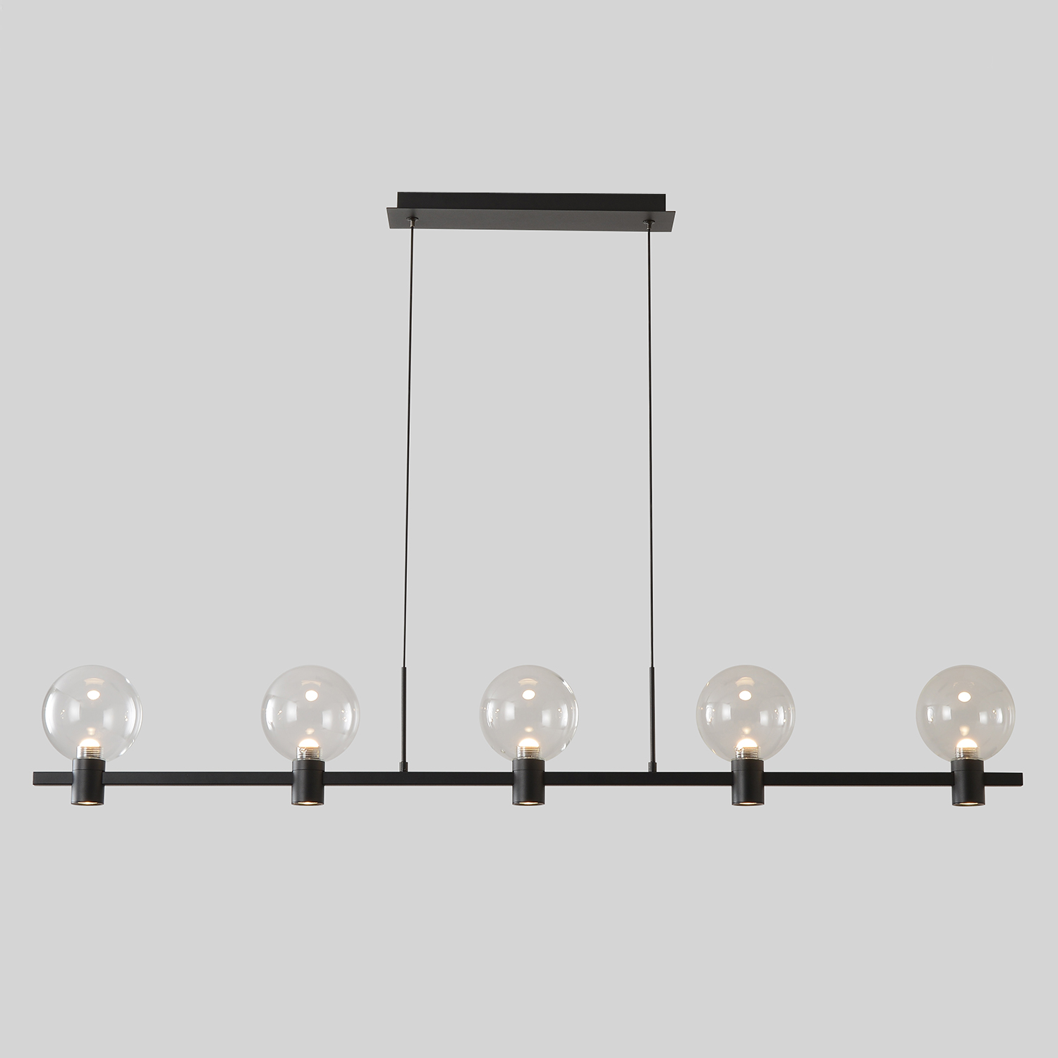 Светильник подвесной Crystal Lux DUET SP35W LED BLACK