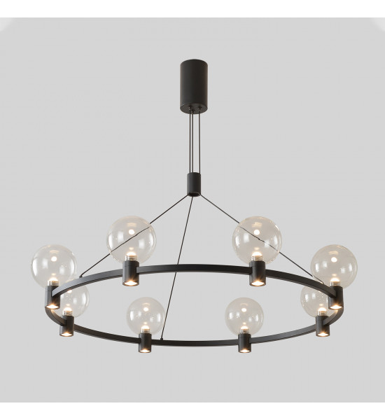 Люстра Crystal Lux DUET SP56W LED BLACK Люстра Crystal Lux DUET SP56W LED BLACK